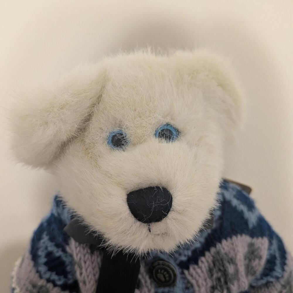 Boyds Bears Bearwear Collectable Teddy Bear With Button Up Sweater And Ribbon - Picture 8 of 8